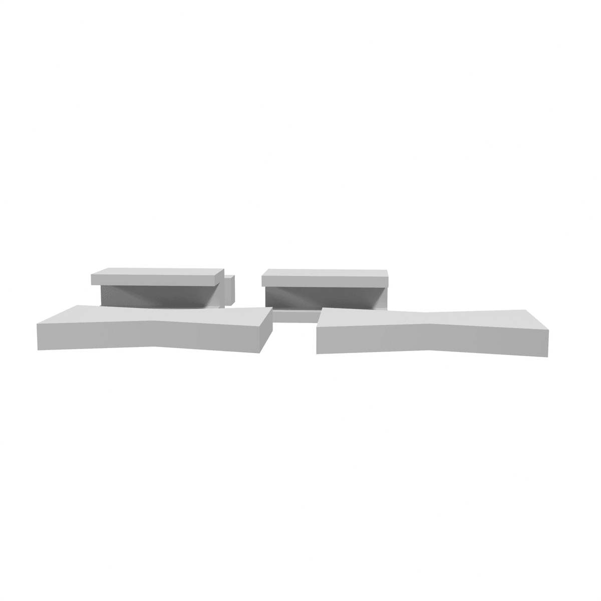 Bridge Connectors, Extra Set front view