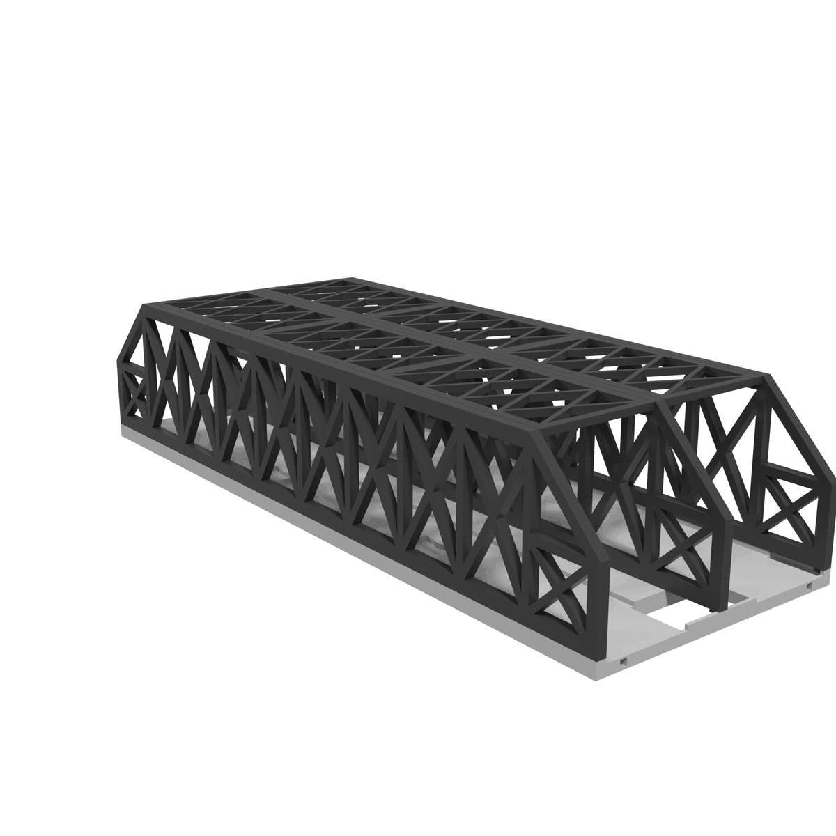 Modulare Brücke, X-Beam Zweigleisig 18 Zoll, für Thomas the Train-Gleis