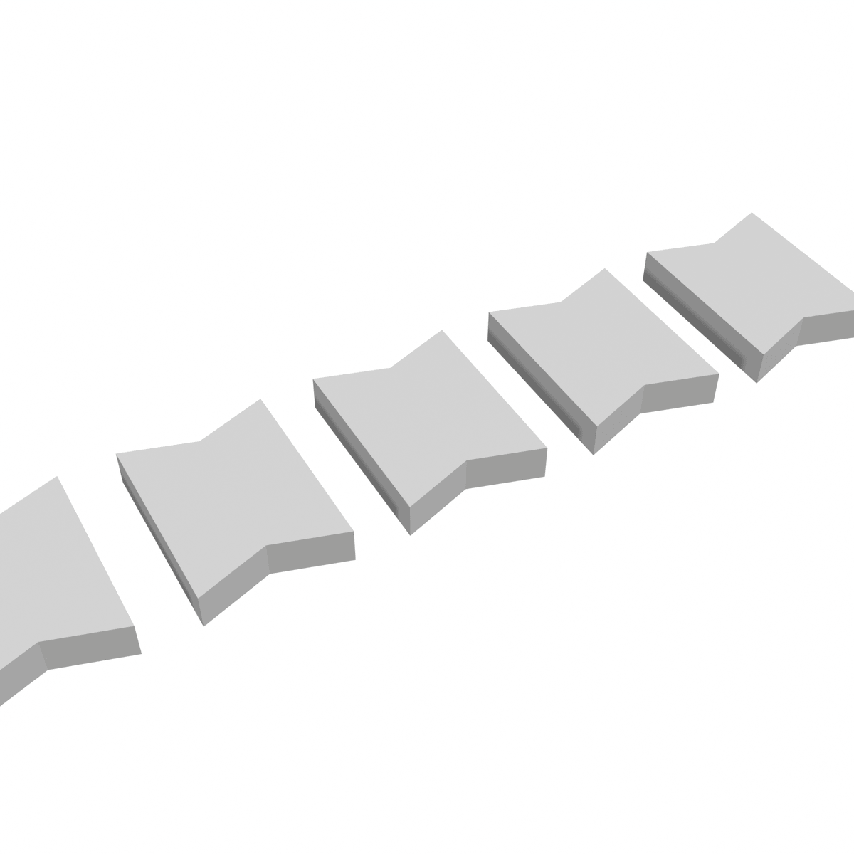 FLEX Platform Connectors (5 dovetail keys) detail view