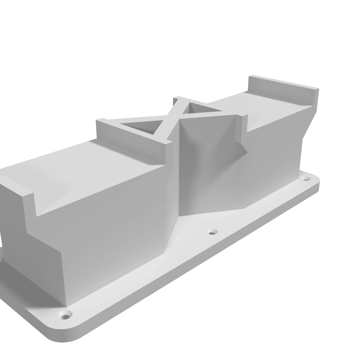 Pillar - Dual Track, X-Brace detail view