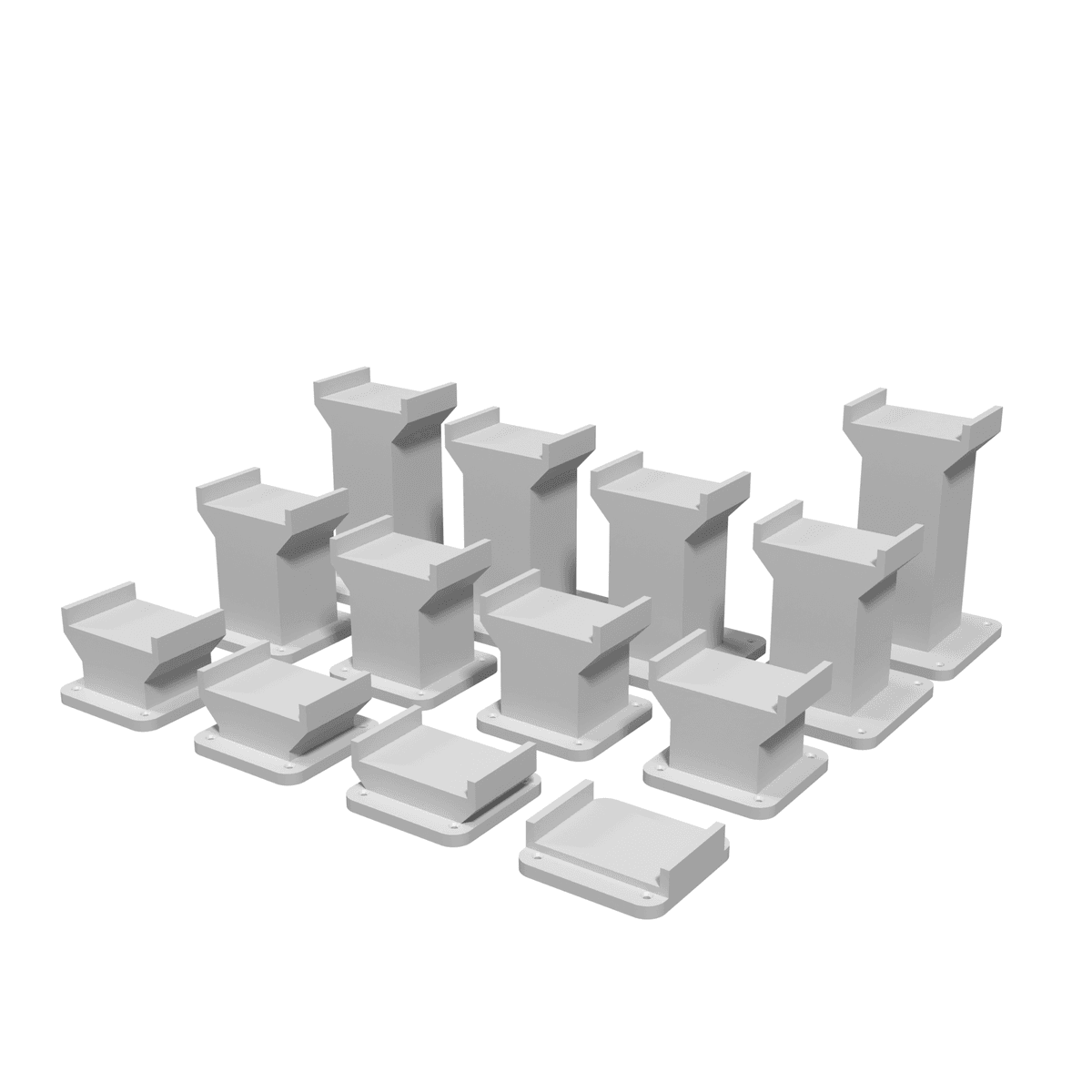Pillar - Single Track, Full Set (13 pieces)