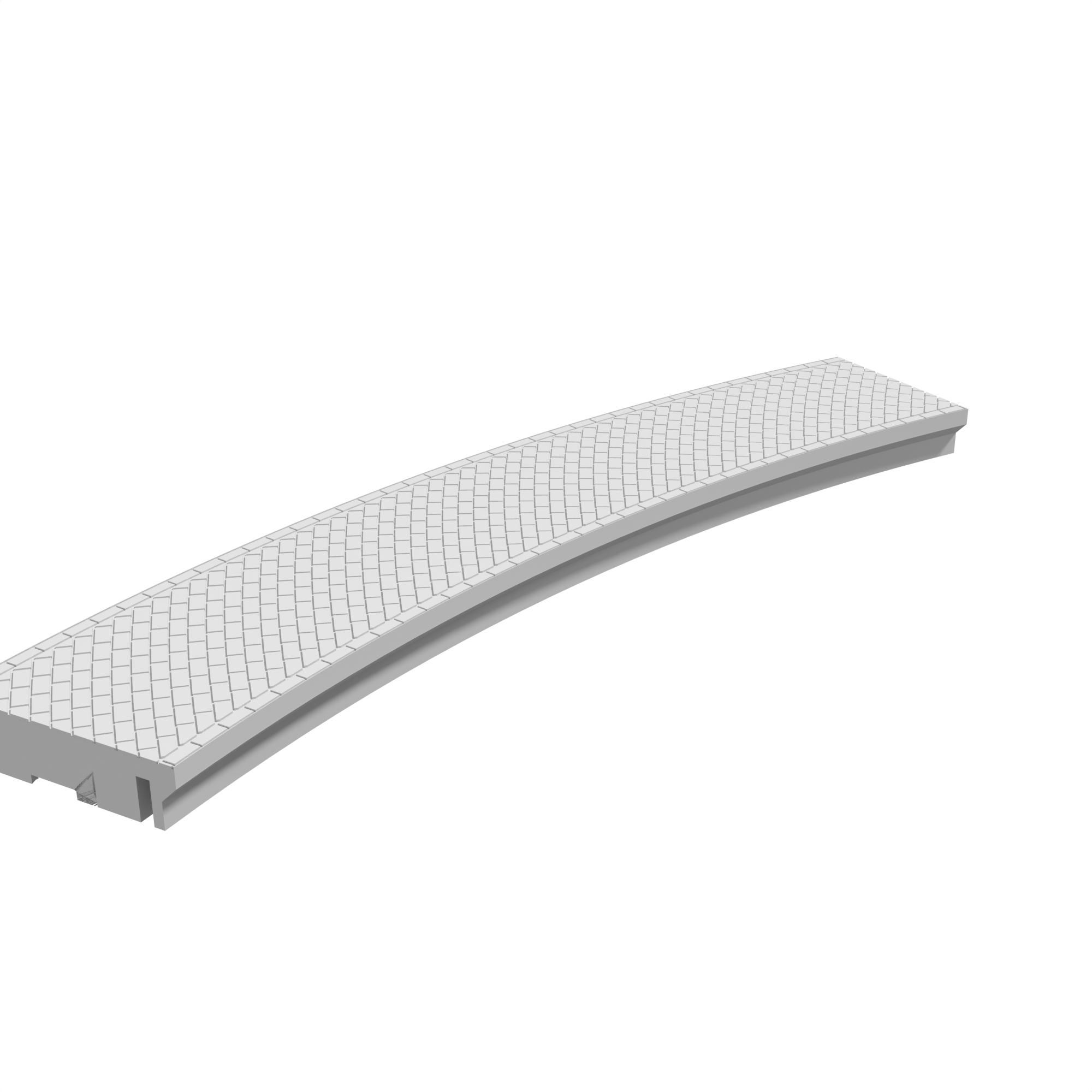 Modulair Perron, Gebogen, voor Bachmann E-Z Track detail view
