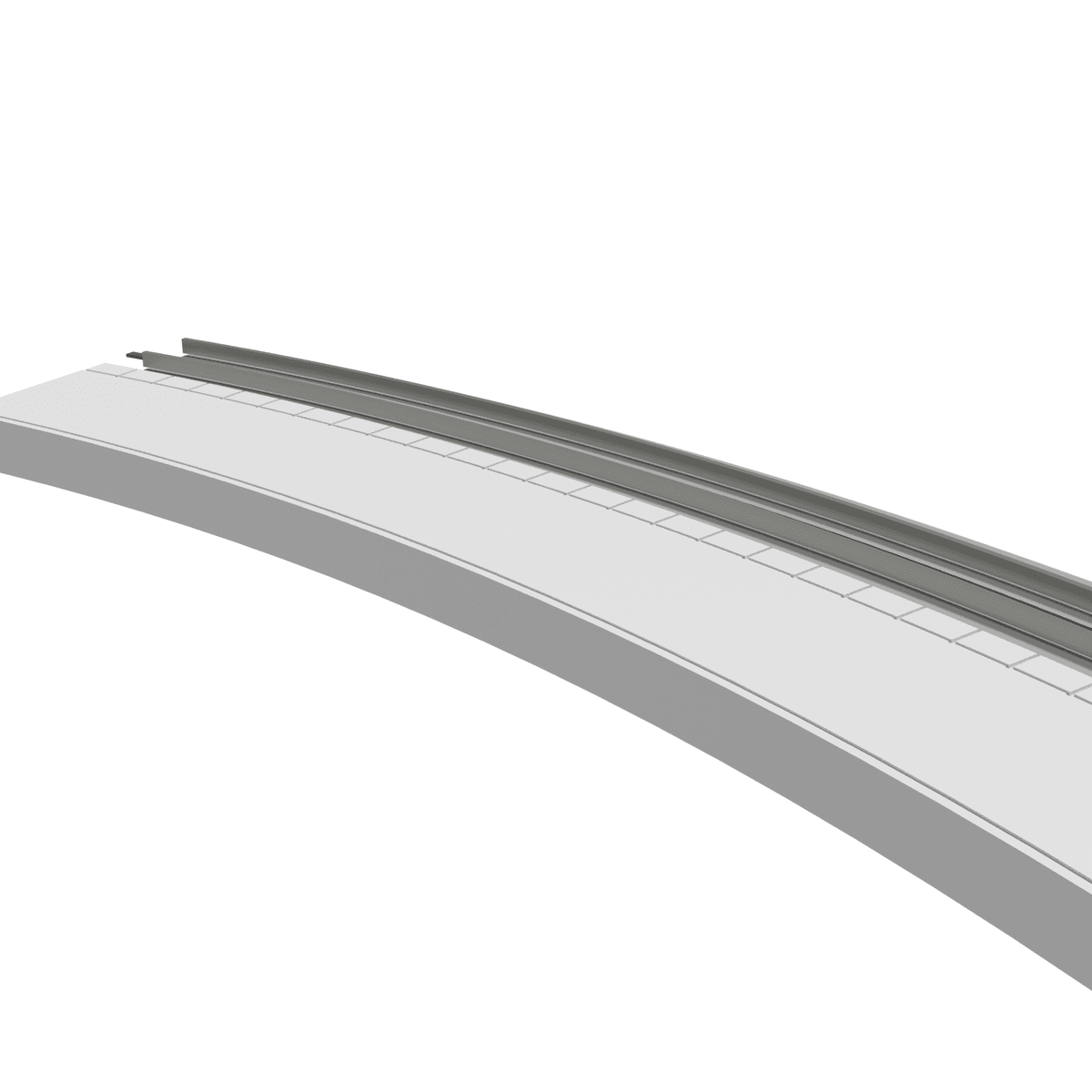 Modulair Perron, Gebogen R381 Binnen, N-schaal, voor Kato Unitrack detail view
