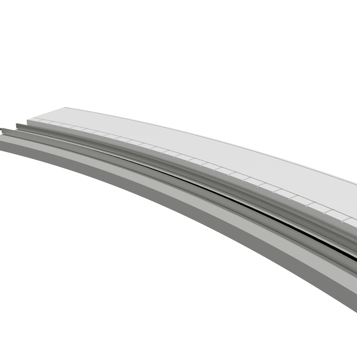Modular Platform, Curved R381 Outer, N Scale, for Kato Unitrack detail view