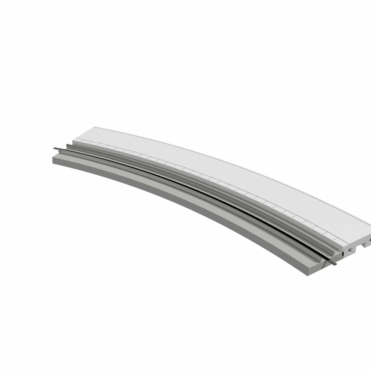 Modular Platform, Curved R381 Outer, N Scale, for Kato Unitrack