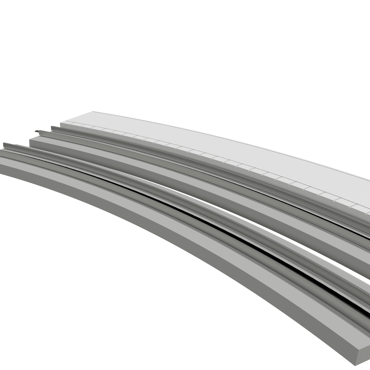 Modular Platform, Curved R414 Outer, N Scale, for Kato Unitrack detail view