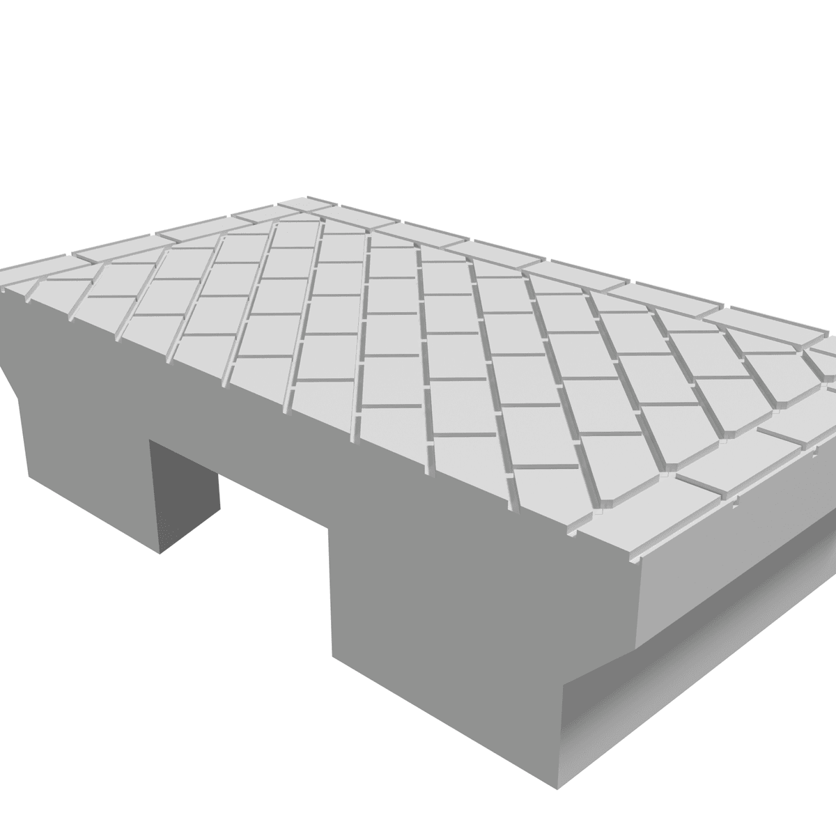 Modular Platform, End Cap detail view