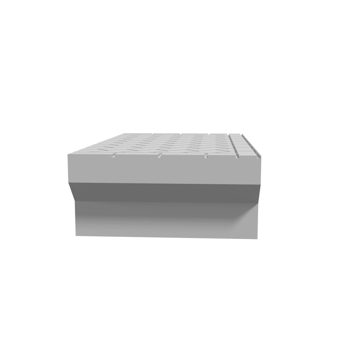 Modular Platform, End Cap front view