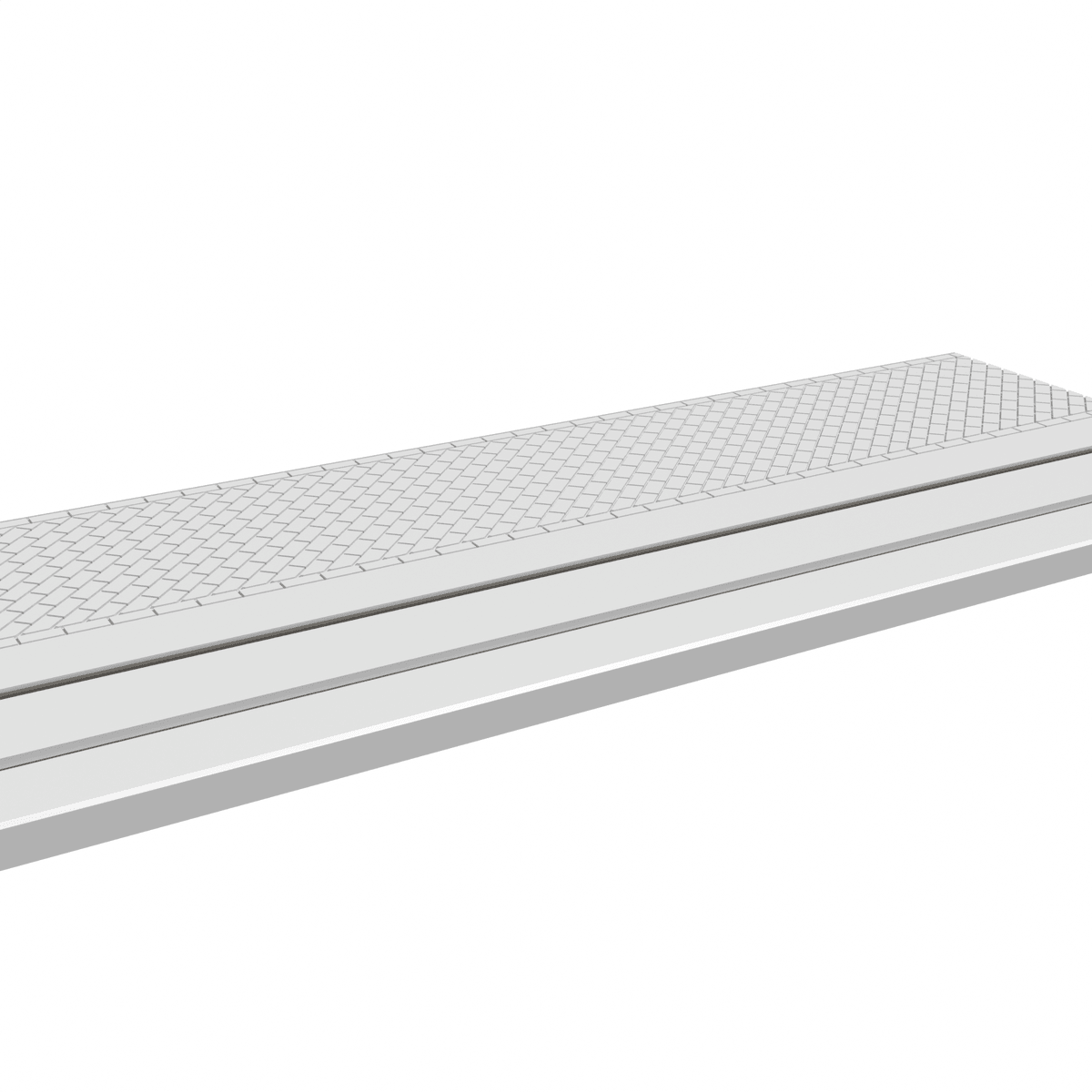 Modularer Bahnsteig, Gerade 9 Zoll, für FLEX-Gleis detail view