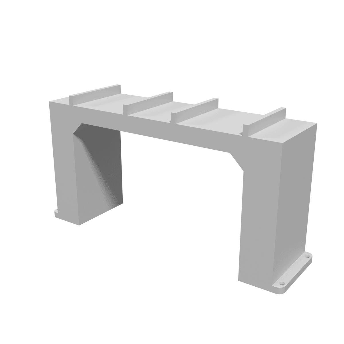 Portal Pier - Dual Track, Clear Span