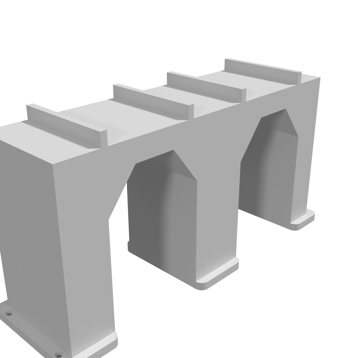 Portal Pier - Dual Track detail view