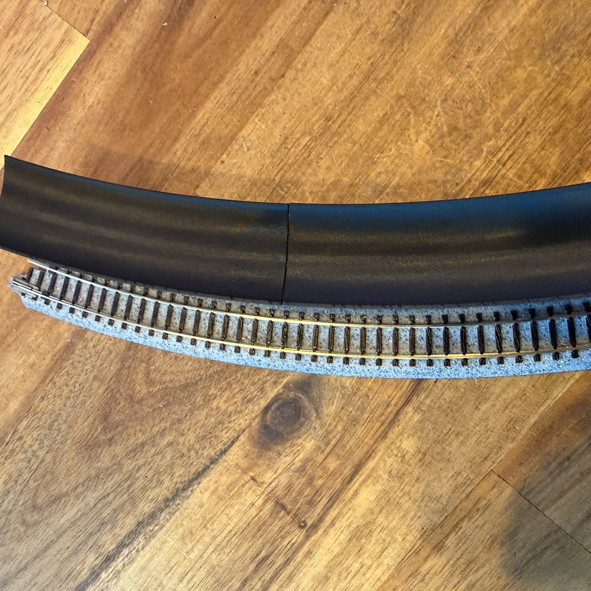 Real print: the two canopy panels from the outside of the curve, joined at the middle