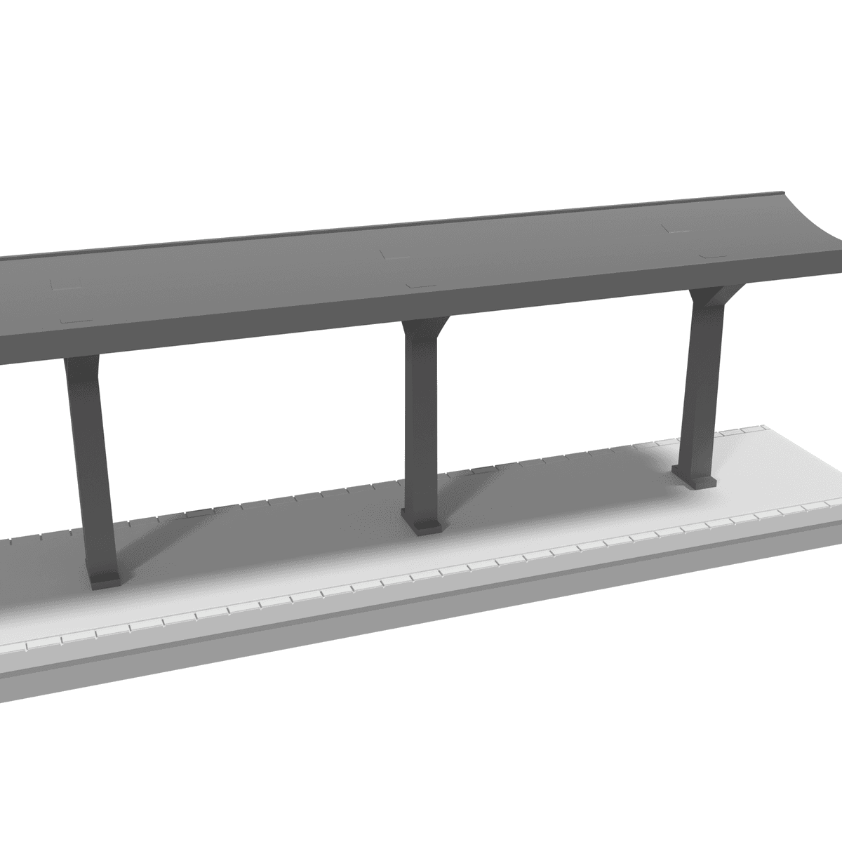 Modular Station, Straight 188 mm detail view