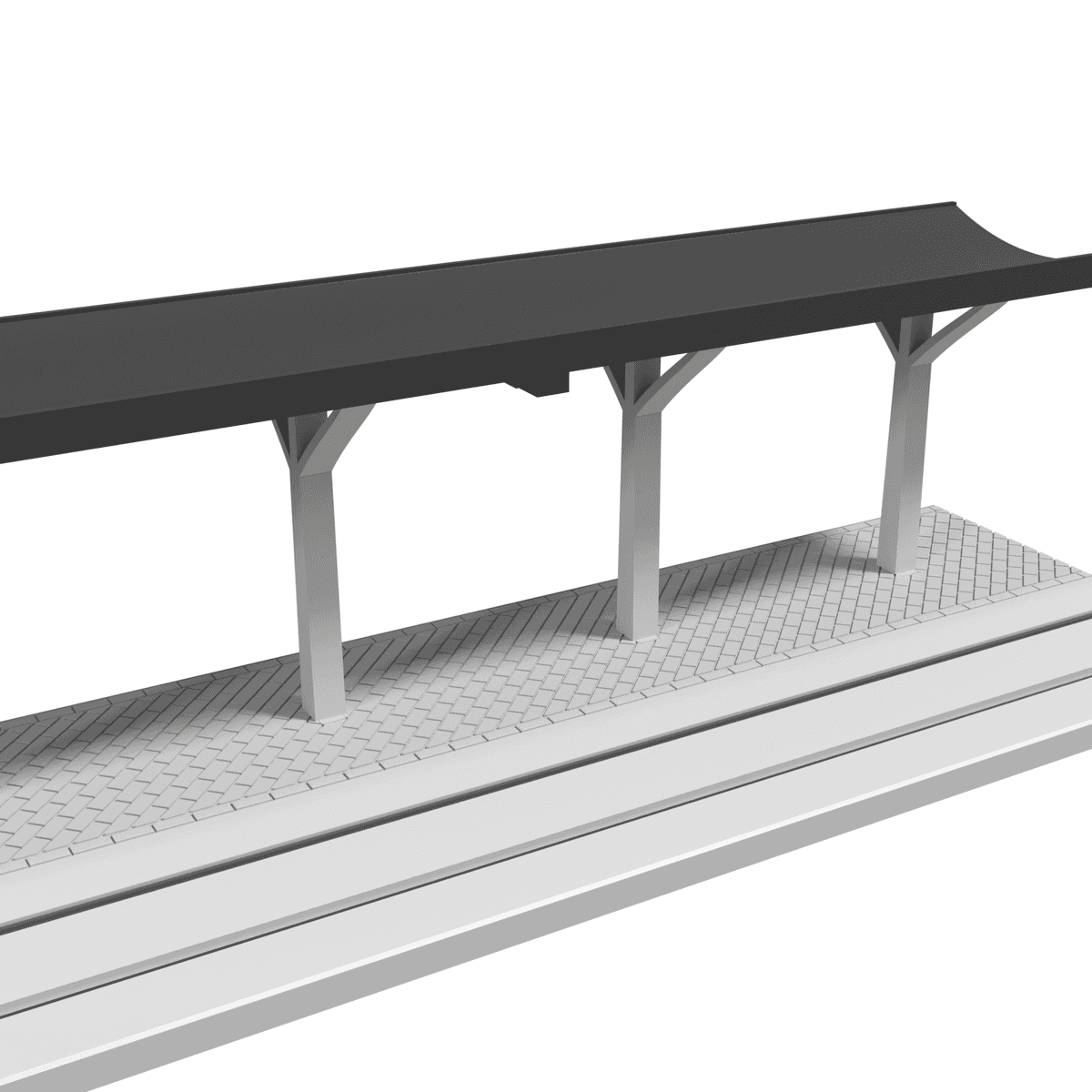 Modular Station, Straight 9 in, for FLEX Track detail view