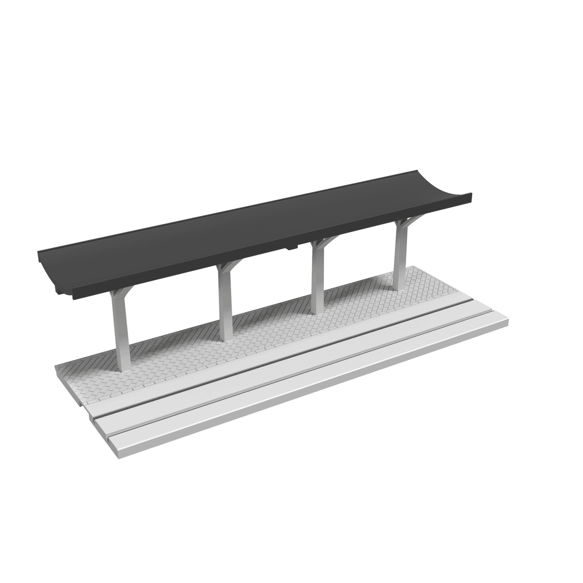 Modular Station, Straight 9 in, for FLEX Track